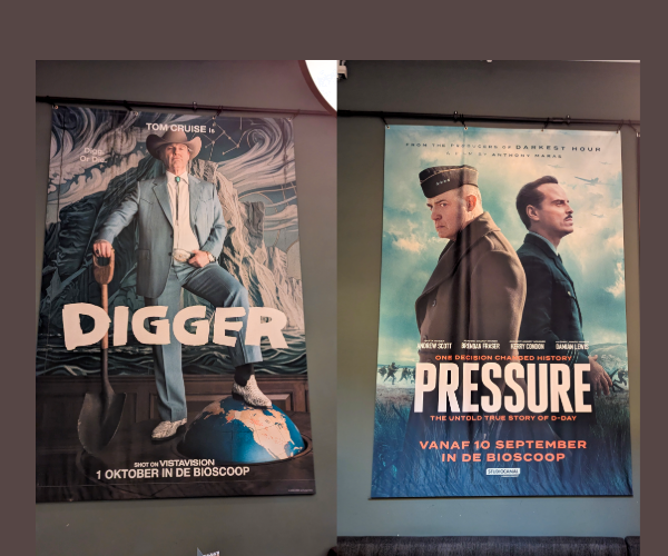 Film posters Digger and Pressure